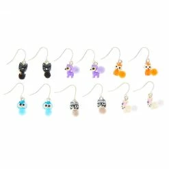 Wholesale 💯 Claire's Silver 0.5" Woodland Creature Drop Earrings - 6 Pack 🔔
