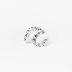 Cheap π Claire's Silver Embellished Wave Ear Cuff π―