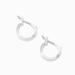 Claire’s Shop 21 Top 10 ⌛ Claire's Silver 10MM Hoop Earrings 😍