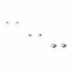 Promo 🎉 Claire's Sterling Silver Gradual Ball Stud Earrings - 3 Pack ⭐