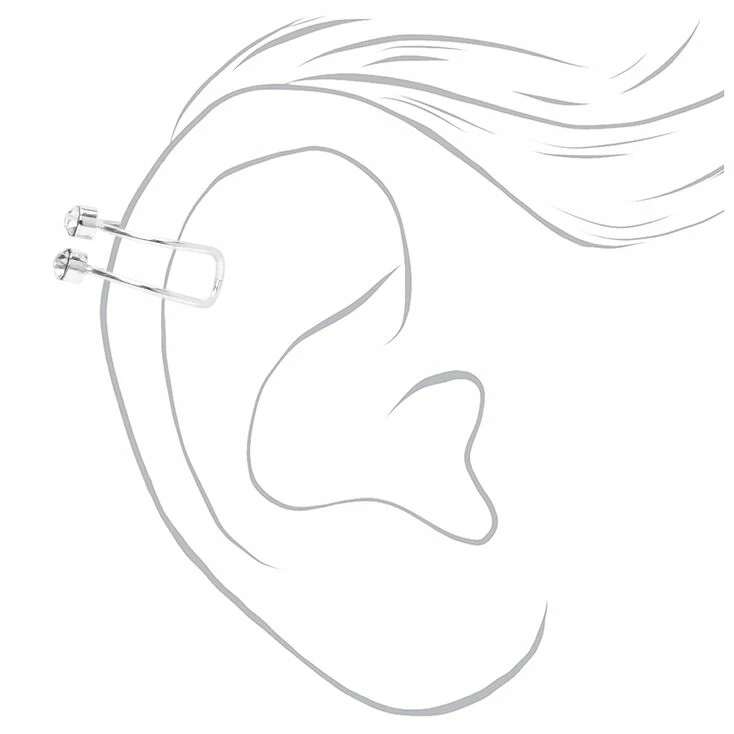 New 🔥 Claire's Silver Cuff Earrings - 5 Pack 🧨 2 New 🔥 Claire's Silver Cuff Earrings - 5 Pack 🧨 - Image 2