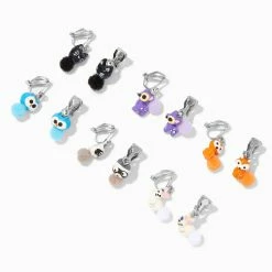 Brand new ✨ Claire's Woodland Creature 0.5" Clip-on Drop Earrings - 6 Pack 👏